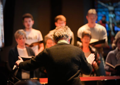 Concert Choeur de chambre de l'université de Fribourg - Festival Musique & Neige - 25 janvier 2025 - photo Yoann Huck