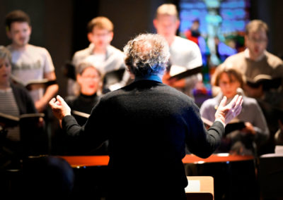 Concert Choeur de chambre de l'université de Fribourg - Festival Musique & Neige - 25 janvier 2025 - photo Yoann Huck