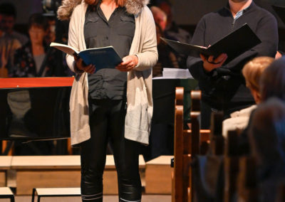 Concert Choeur de chambre de l'université de Fribourg - Festival Musique & Neige - 25 janvier 2025 - photo Yoann Huck