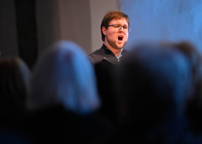 Concert Choeur de chambre de l'université de Fribourg - Festival Musique & Neige - 25 janvier 2025 - photo Yoann Huck