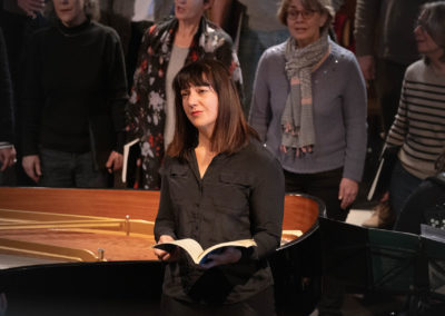 Concert Choeur de chambre de l'université de Fribourg - Festival Musique & Neige - 25 janvier 2025 - photo Yoann Huck