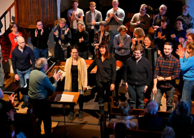 Concert Choeur de chambre de l'université de Fribourg - Festival Musique & Neige - 25 janvier 2025 - photo Yoann Huck