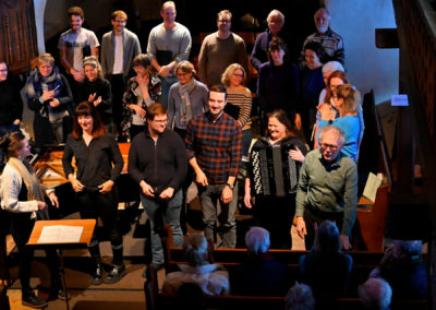 Concert Choeur de chambre de l'université de Fribourg - Festival Musique & Neige - 25 janvier 2025 - photo Yoann Huck