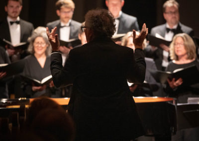 Concert Choeur de chambre de l'université de Fribourg - Festival Musique & Neige - 25 janvier 2025 - photo Yoann Huck