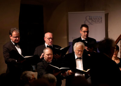 Concert Choeur de chambre de l'université de Fribourg - Festival Musique & Neige - 25 janvier 2025 - photo Yoann Huck