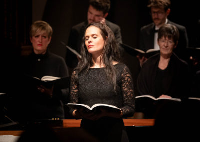 Concert Choeur de chambre de l'université de Fribourg - Festival Musique & Neige - 25 janvier 2025 - photo Yoann Huck